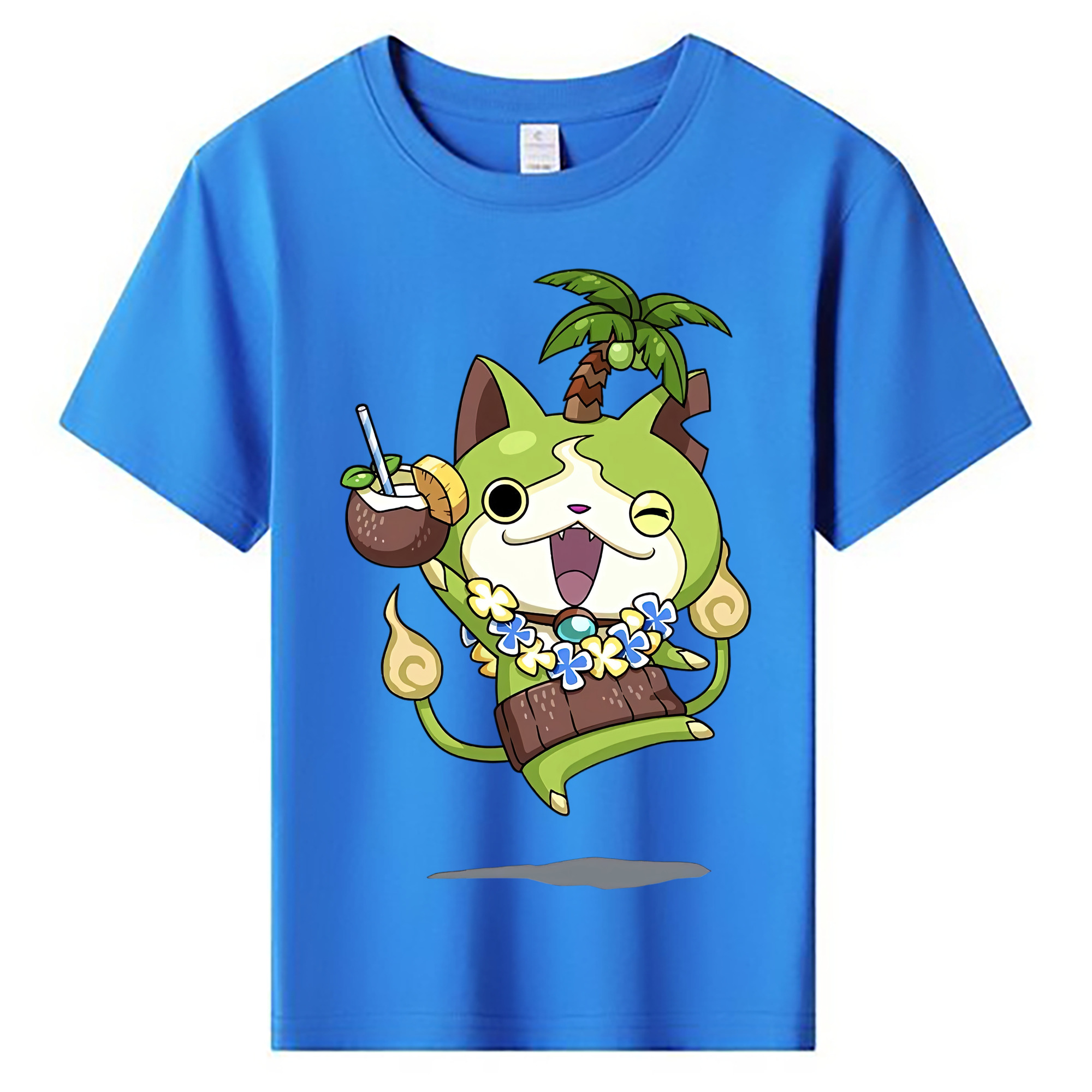 （画像用） 妖怪ウォッチ Yo-kai Watch 綿100％キッズTシャツ（フロントプリント）
